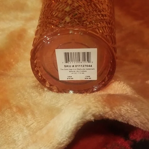 Starbucks holiday Venti 2021 Holiday Collection Rose Gold jeweled Tumbler
